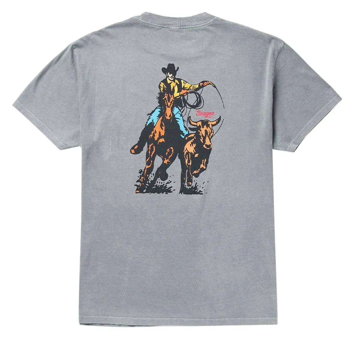 Seager Premium Rodeo Series T-Shirt - Pigment Grey 1