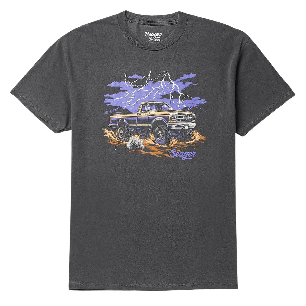 Seager Premium Mud Romp T-Shirt - Pigment Black 1