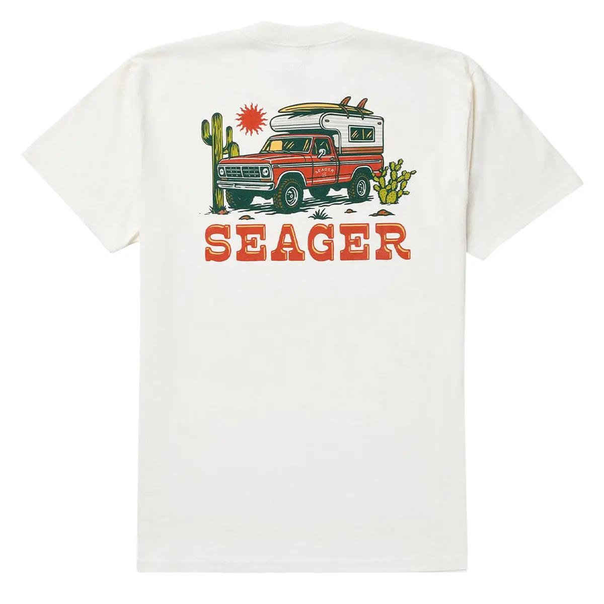 Seager Baja T-Shirt - Vintage White 1