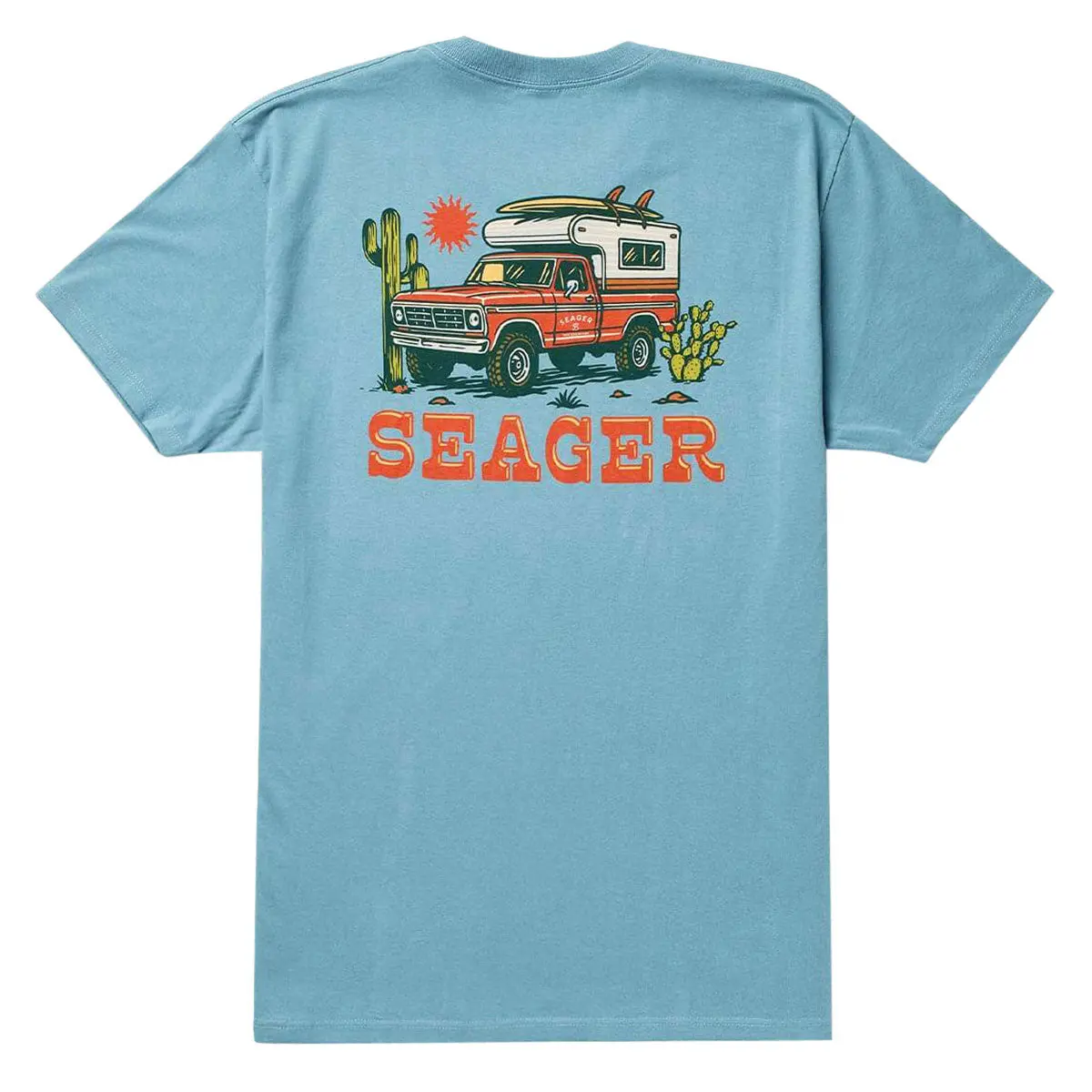 Seager Baja T-Shirt - Ocean Breeze 1