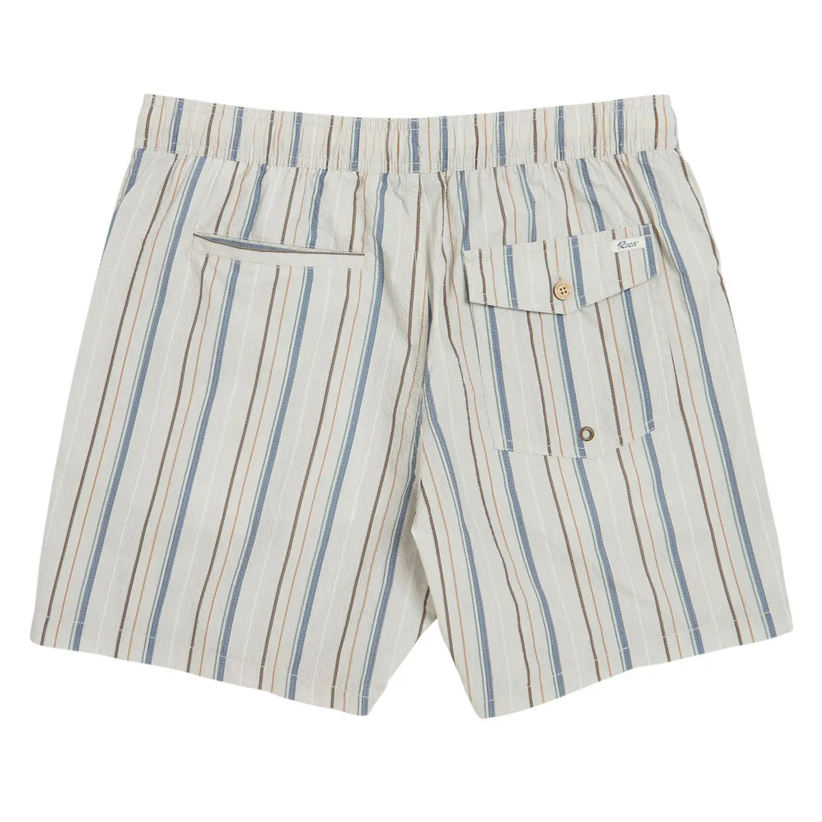 Rvca Exotica Seersucker Elastic 17 Shorts - Light Khaki 2