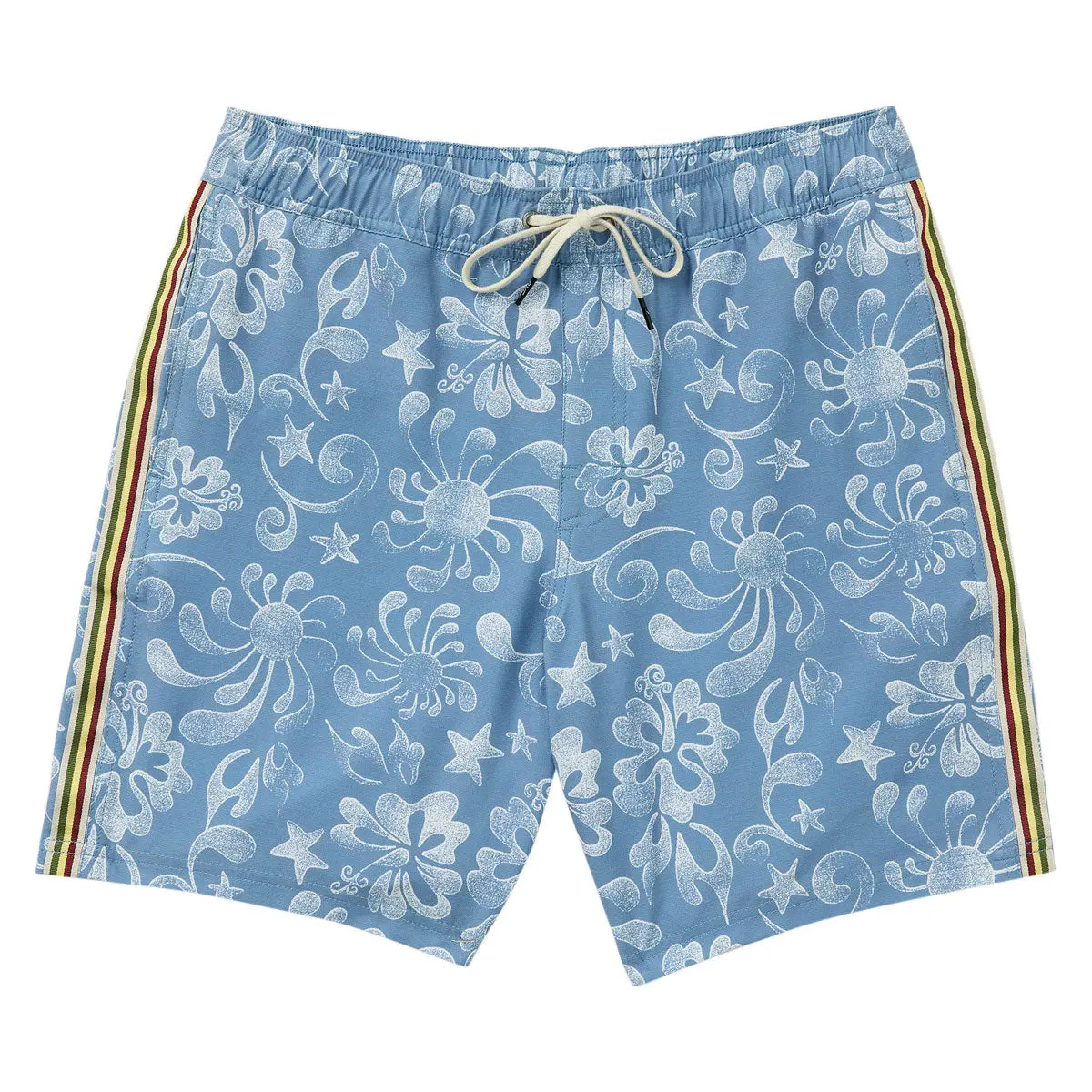 Rvca Local Aloha Elastic 19 Boardshorts - Light Blue 1
