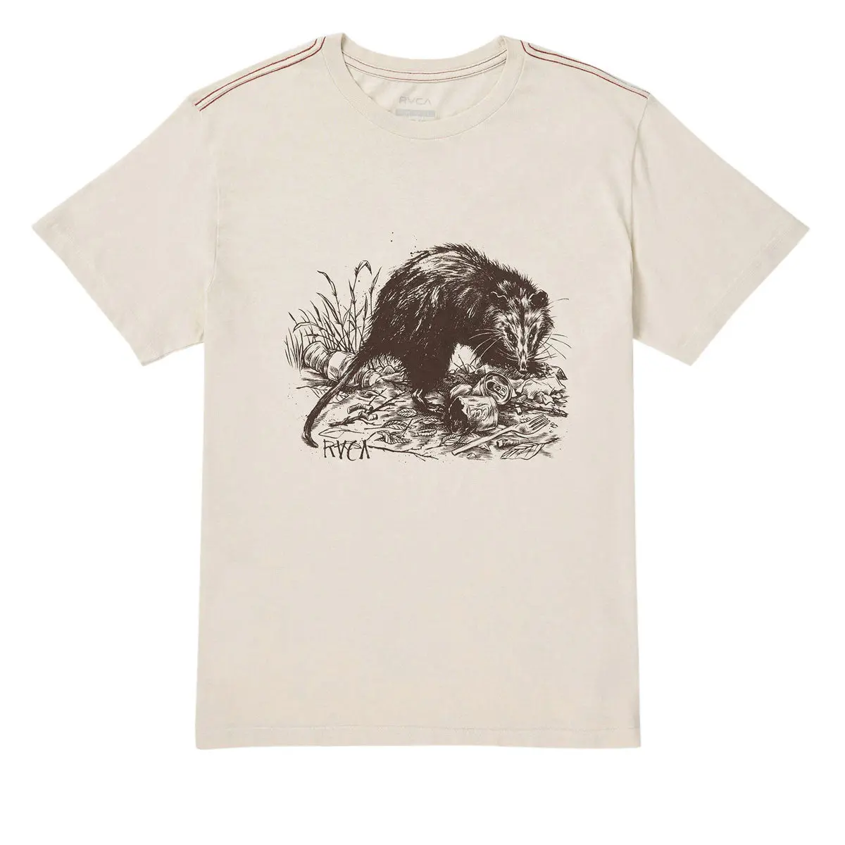 Rvca Horton Possum T-Shirt - Ceramic 1