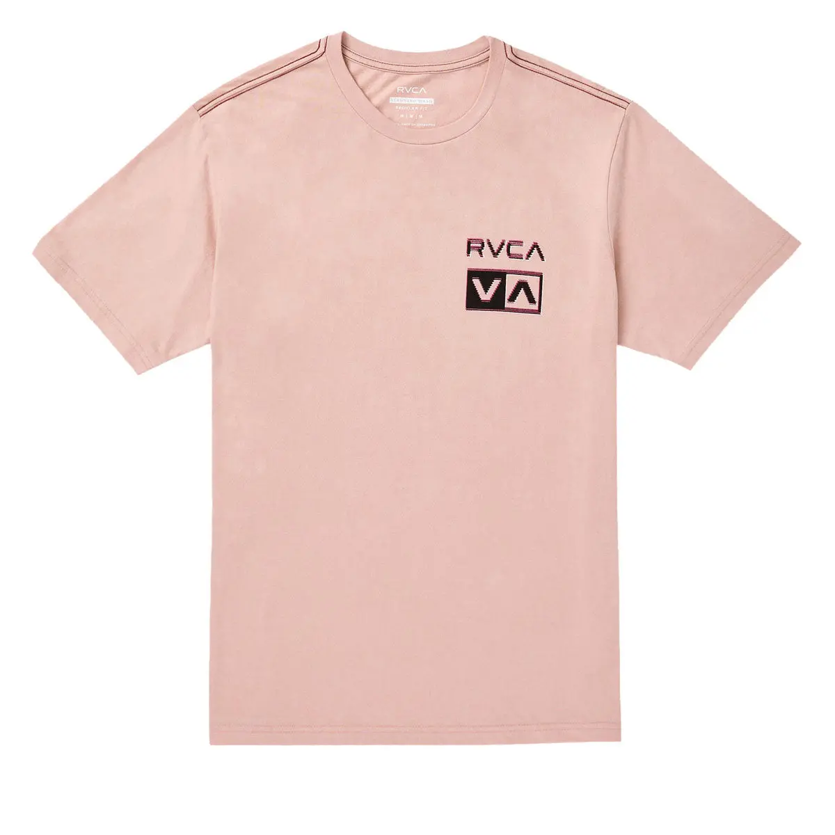 Rvca Glitch T-Shirt - Pale Mauve 1