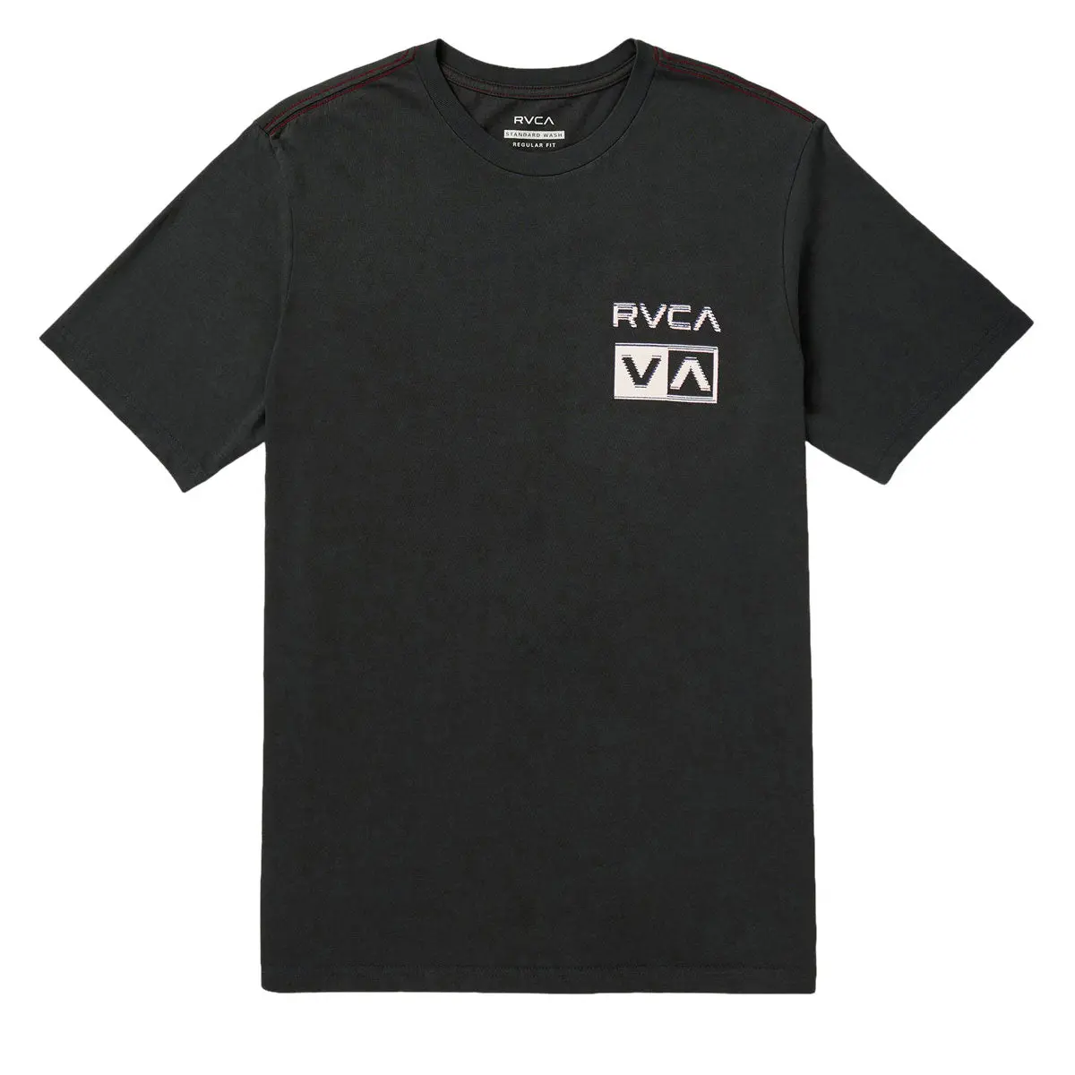 Rvca Glitch T-Shirt - Pirate Black 1