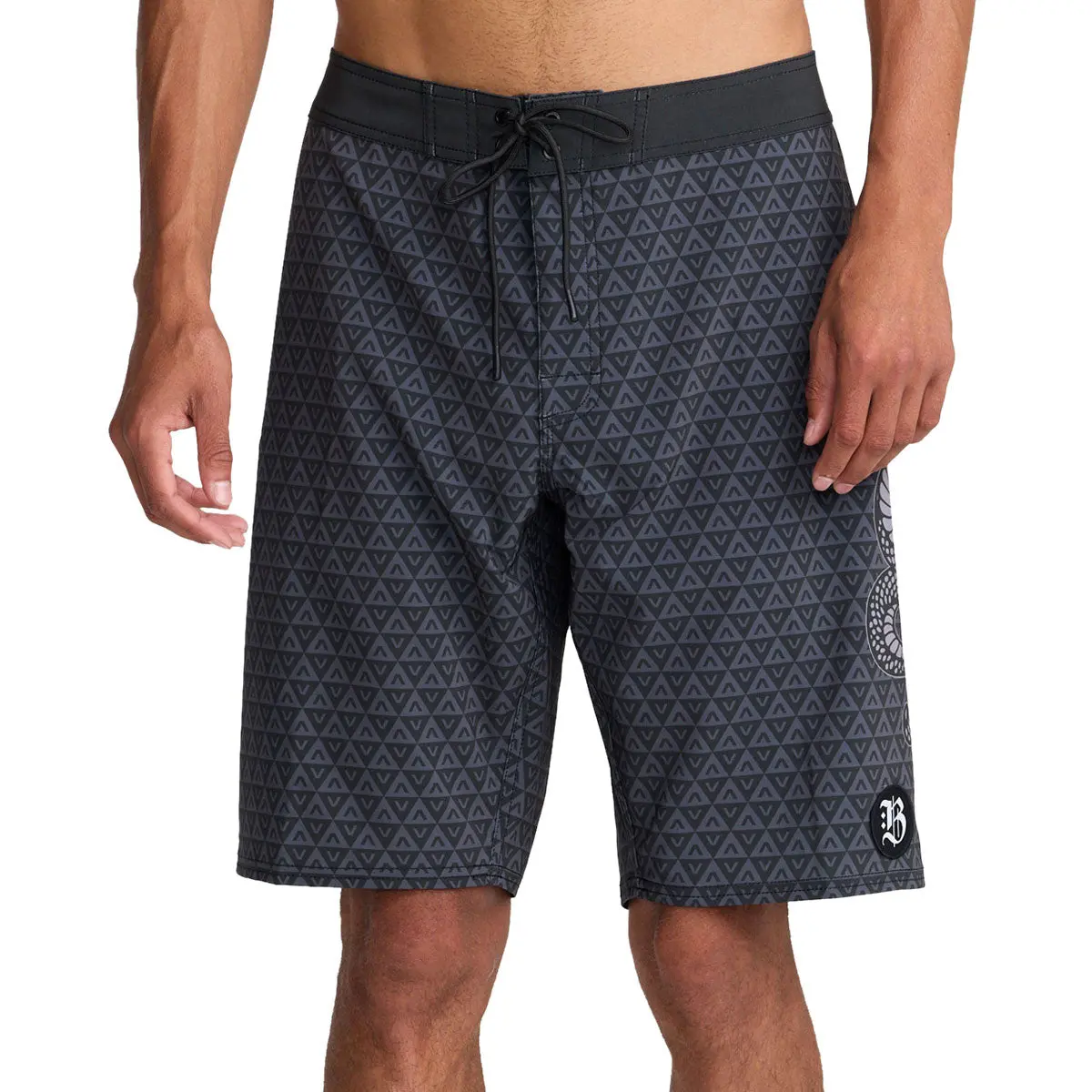 Rvca Barron Snake 21 Boardshorts - Black 4