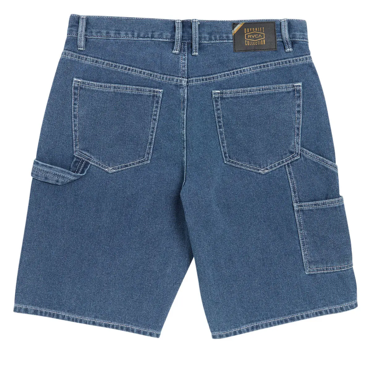 Rvca Dayshift Denim Shorts - Blue Collar 1