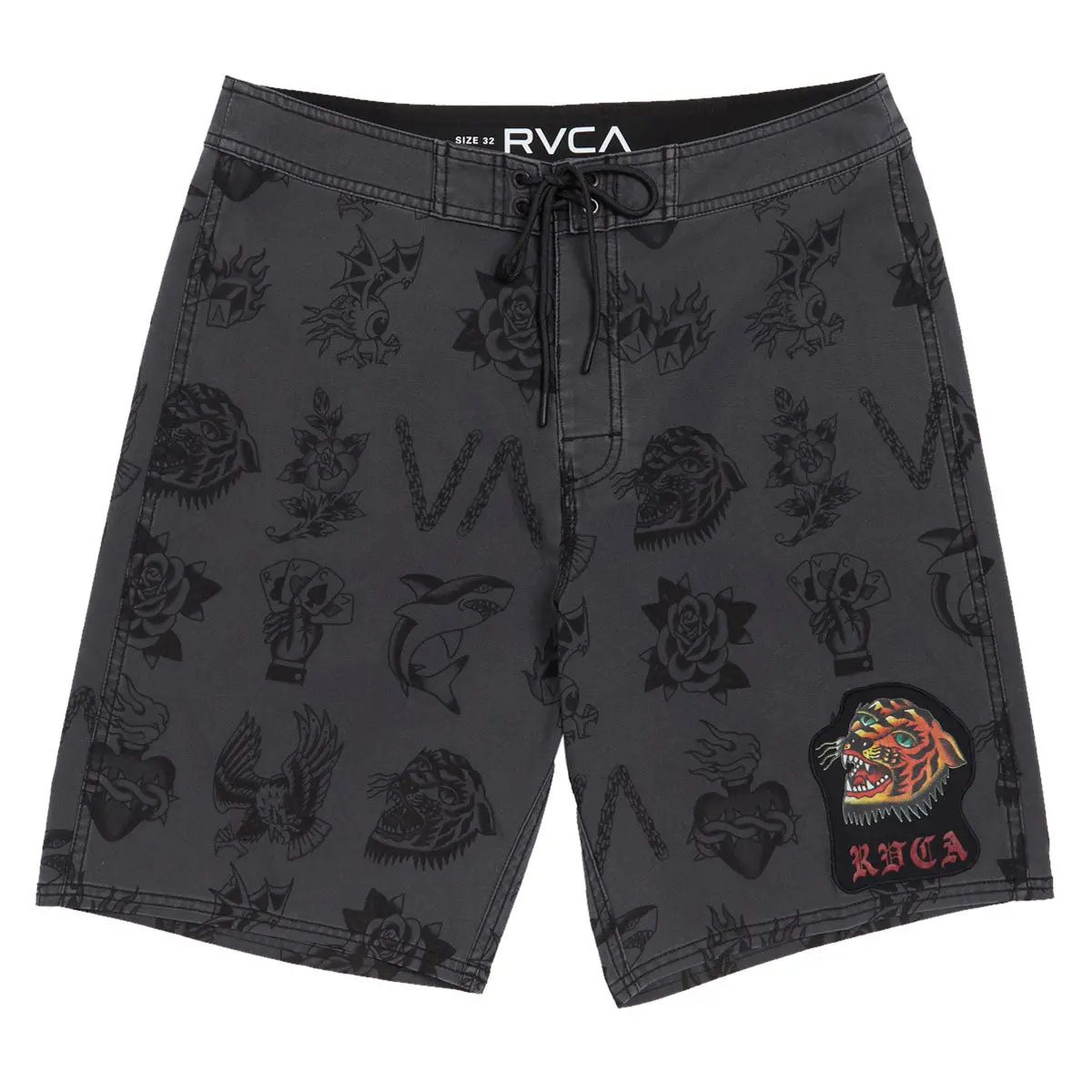 Rvca Kaleb Boardshorts - Black 1