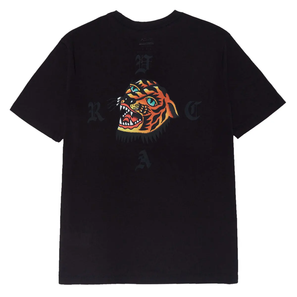 Rvca Kaleb Tiger T-Shirt - Black 1