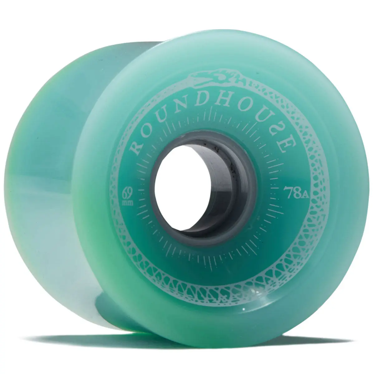 Carver Roundhouse 78A Concave Longboard Wheels - Glass Green - 69Mm 1