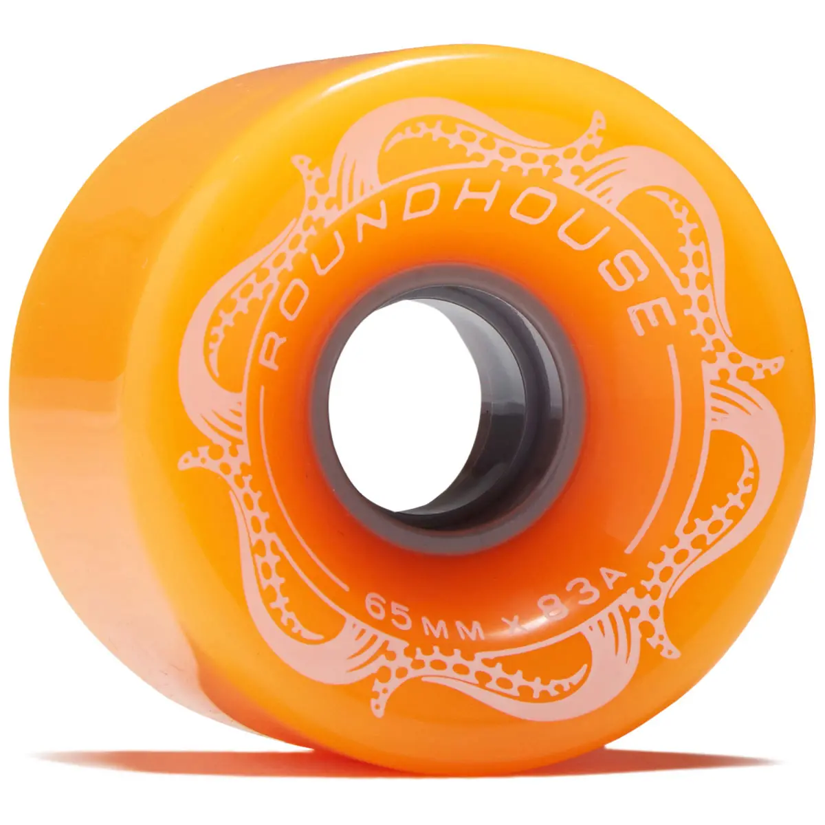 Carver Roundhouse Slick 83A Longboard Wheels - Orange Glo - 65Mm 1