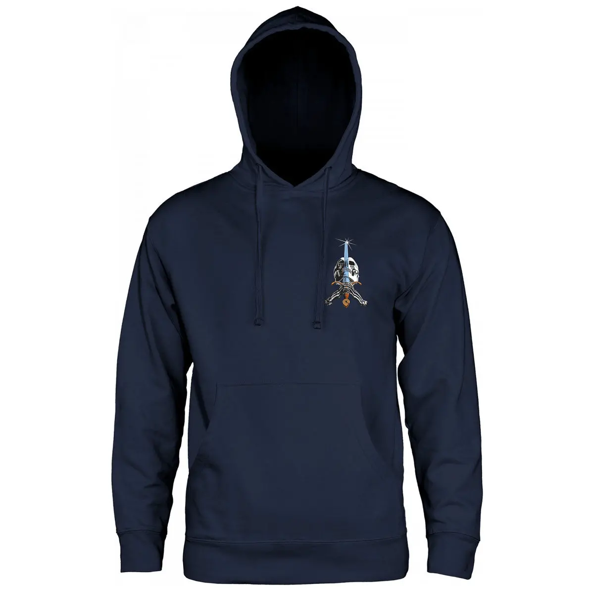 Powell-Peralta Skull And Sword Hoodie - Navy 1