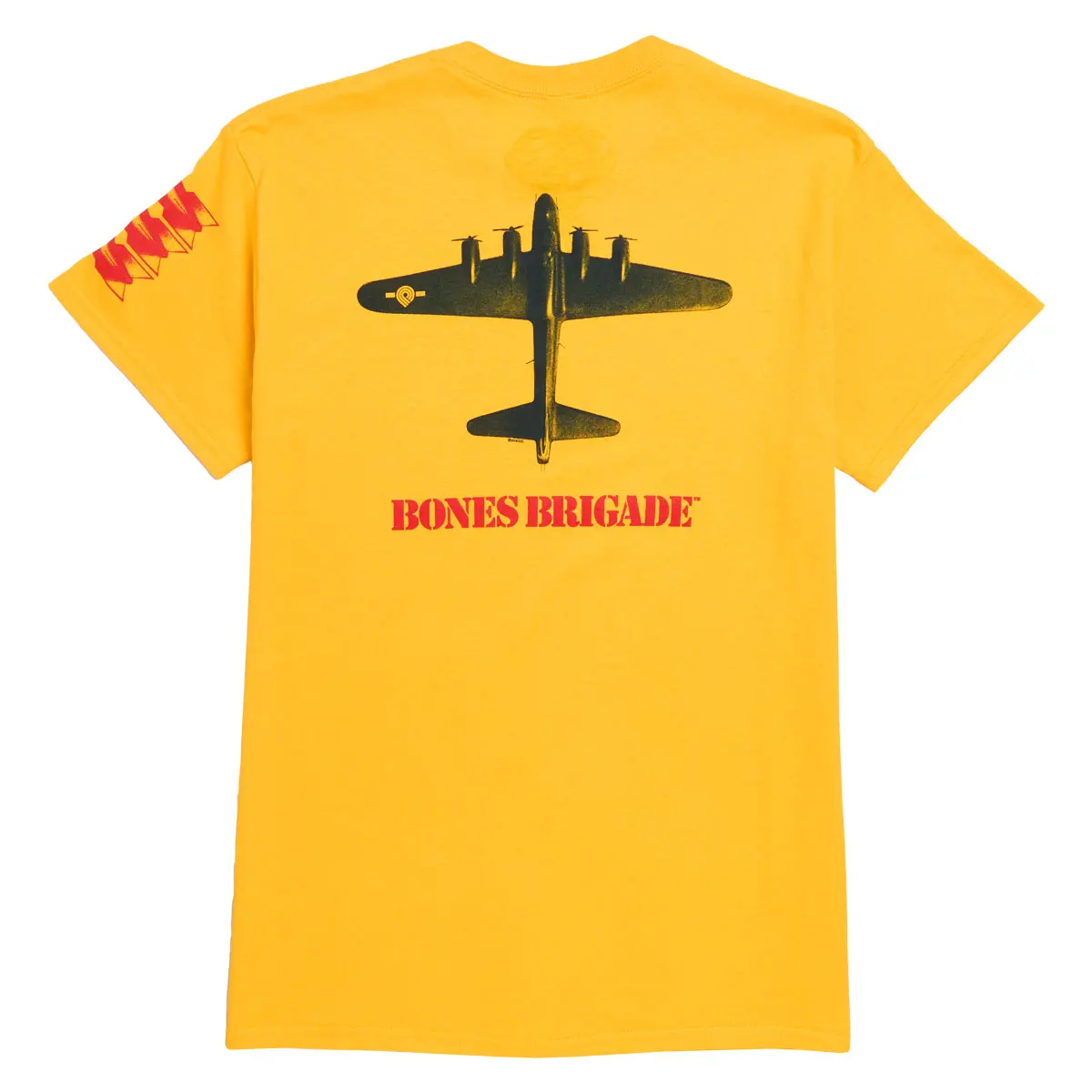 Bones Brigade Og Bomber T-Shirt - Gold 1