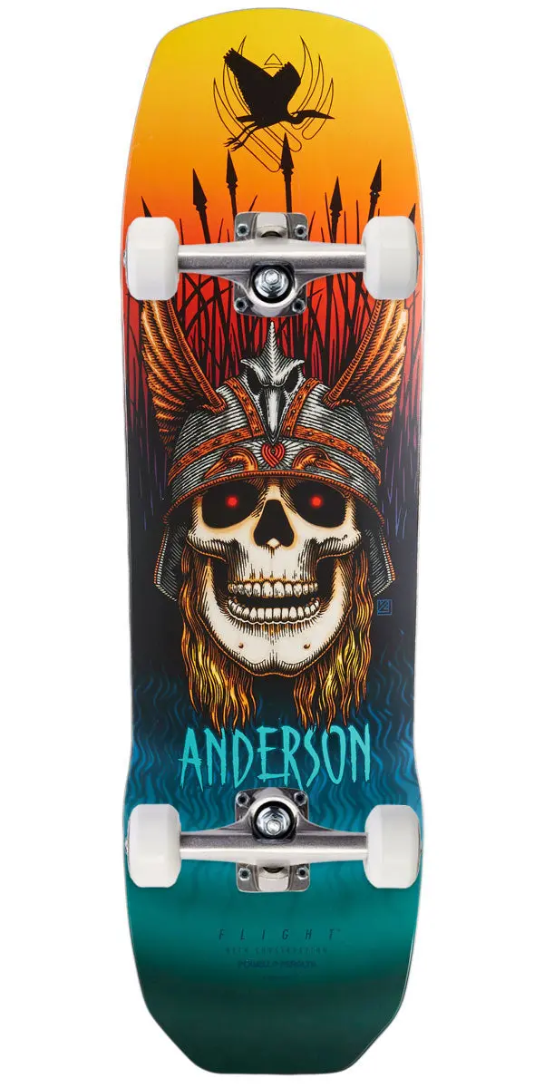 Powell-Peralta Flight Andy Anderson Crane Skull Skateboard Complete - 8.45" 1