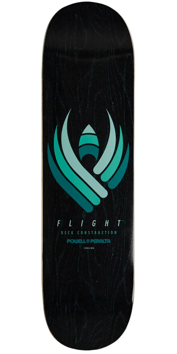 Powell-Peralta Flight Retro 2019 Shape 243 Skateboard Deck - Black - 8.25" 1