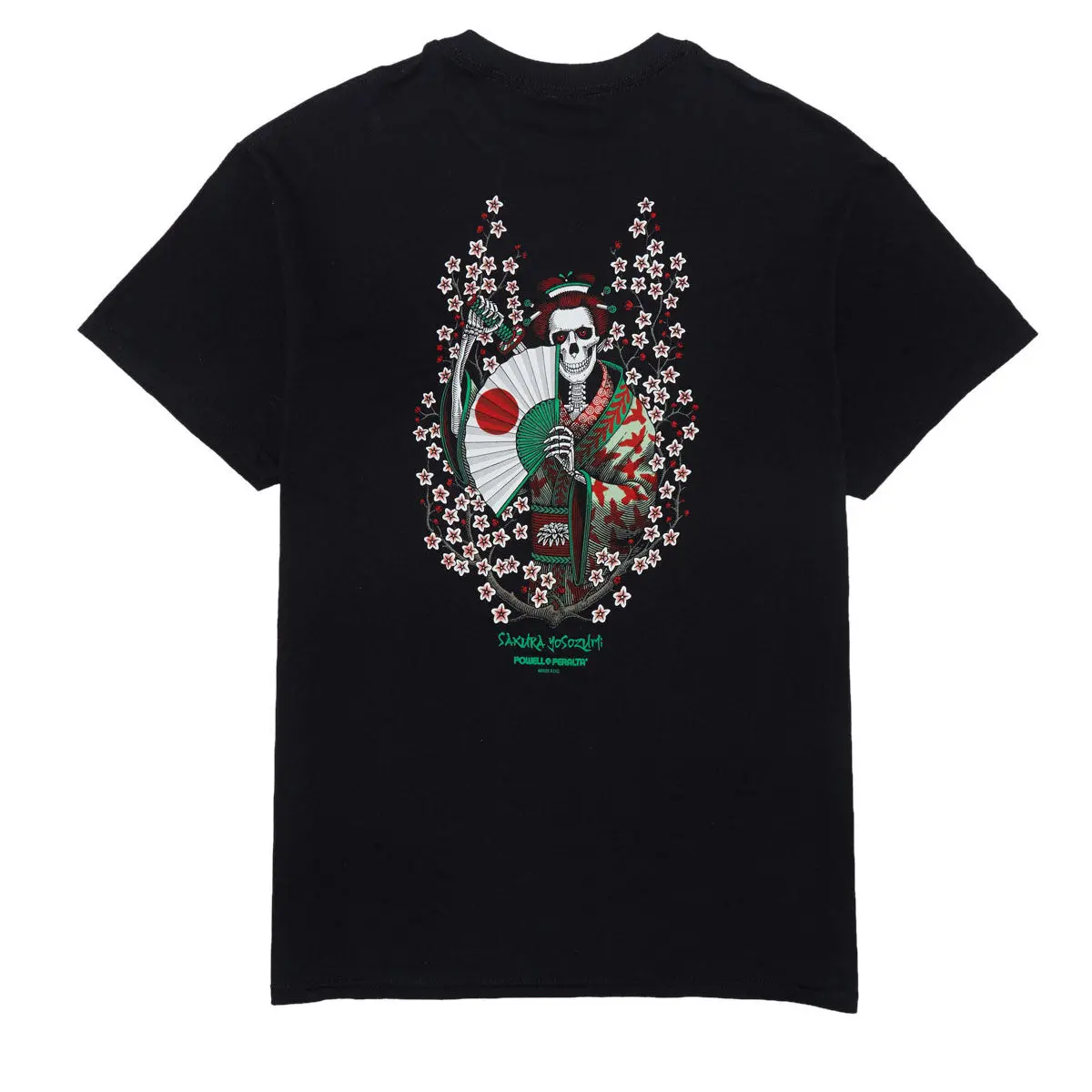 Powell-Peralta Sakura Yosozumi Samurai T-Shirt - Black 1