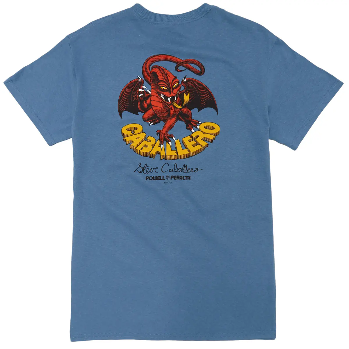 Powell-Peralta Cab Classic Dragon Ii T-Shirt - Indigo Blue 1