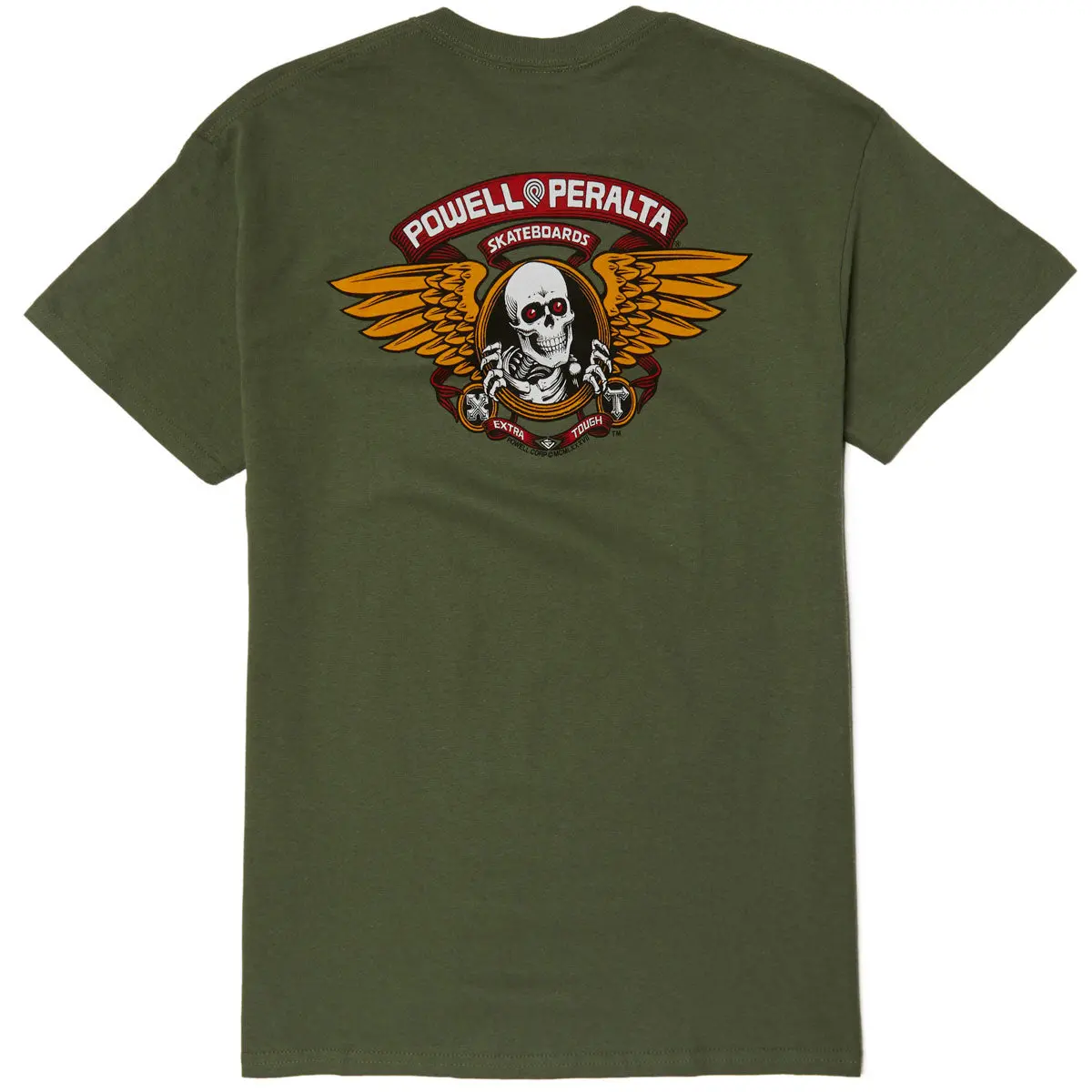 Powell-Peralta Winged Ripper T-Shirt - Military Green 2 1