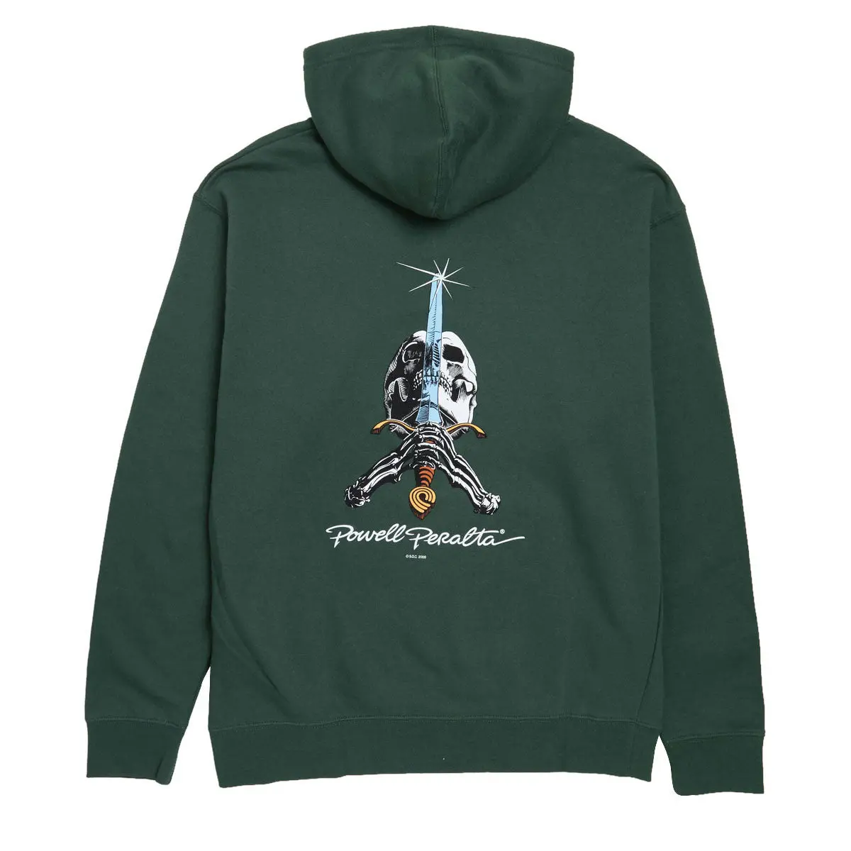Powell-Peralta Skull And Sword Hoodie - Alpine Green 1