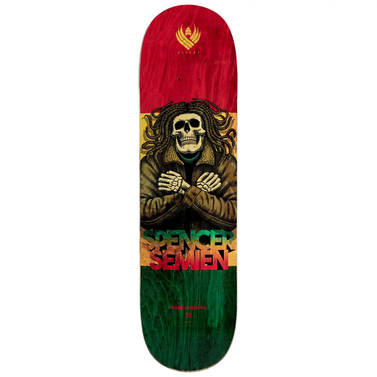 Powell-Peralta Flight Spencer Semien Dreads Skateboard Deck - 8.25" 1