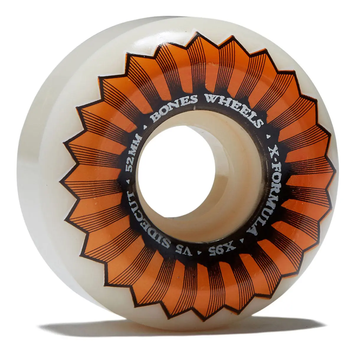 Bones X Formula Sidecuts 95A V5 Sidecut Skateboard Wheels - 52Mm 1
