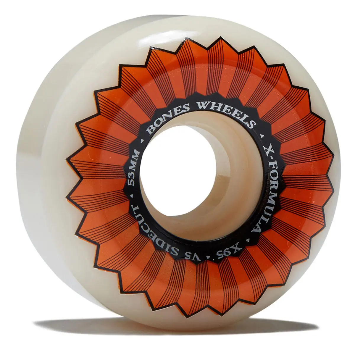 Bones X Formula Sidecuts 95A V5 Sidecut Skateboard Wheels - 53Mm 1