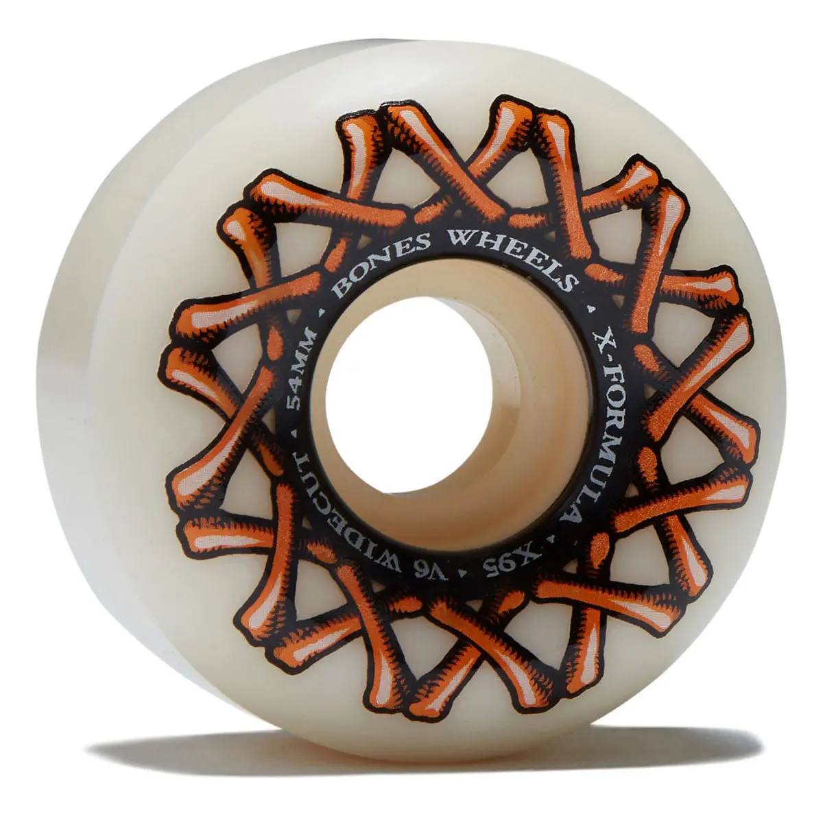 Bones X Formula Wide-Cuts 95A V6 Wide-Cut Skateboard Wheels - 54Mm 1
