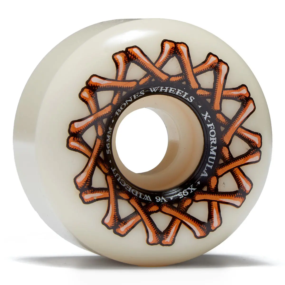 Bones X Formula Wide-Cuts 95A V6 Wide-Cut Skateboard Wheels - 56Mm 1