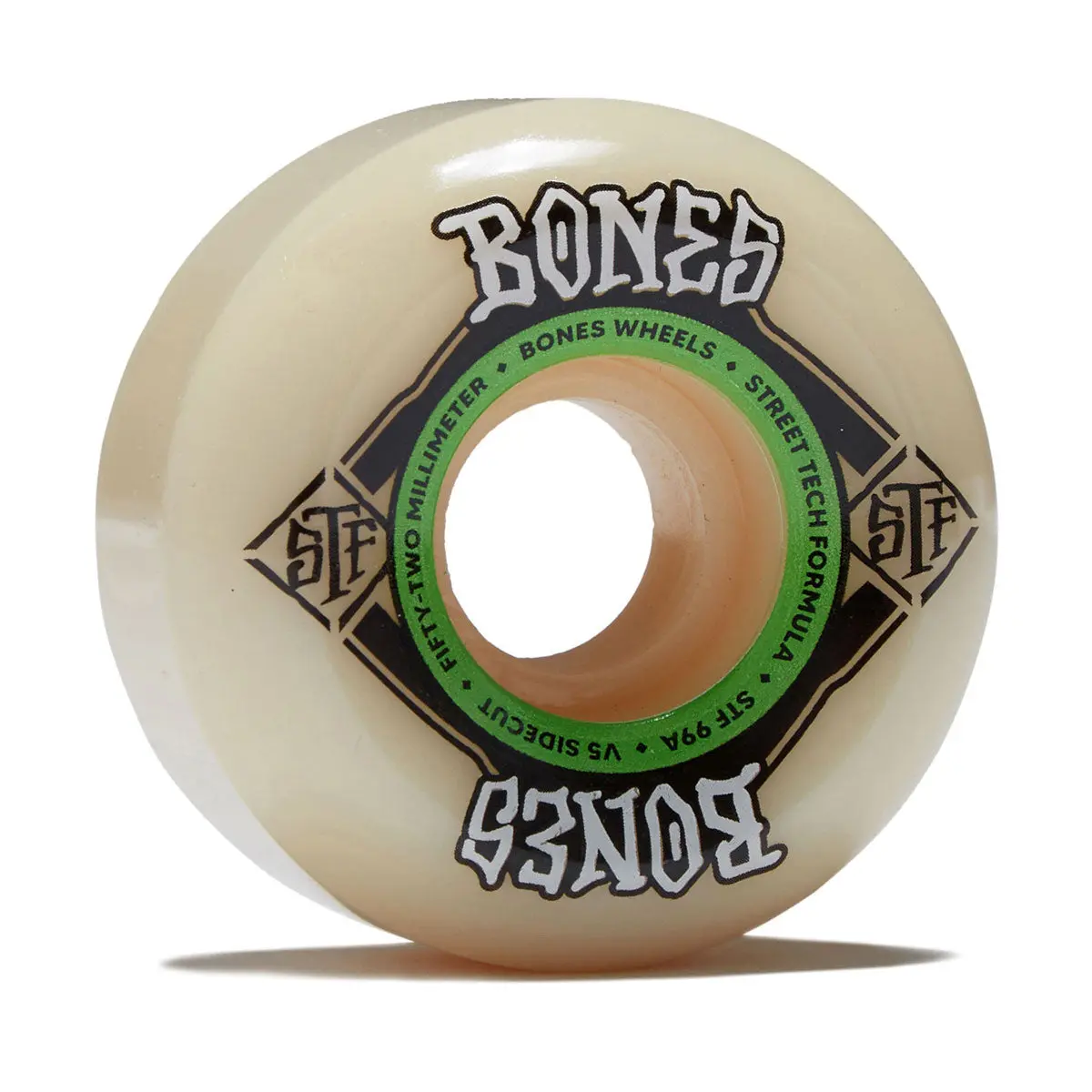 Bones Stf Sidecuts 99A V5 Sidecut Skateboard Wheels - 52Mm 1