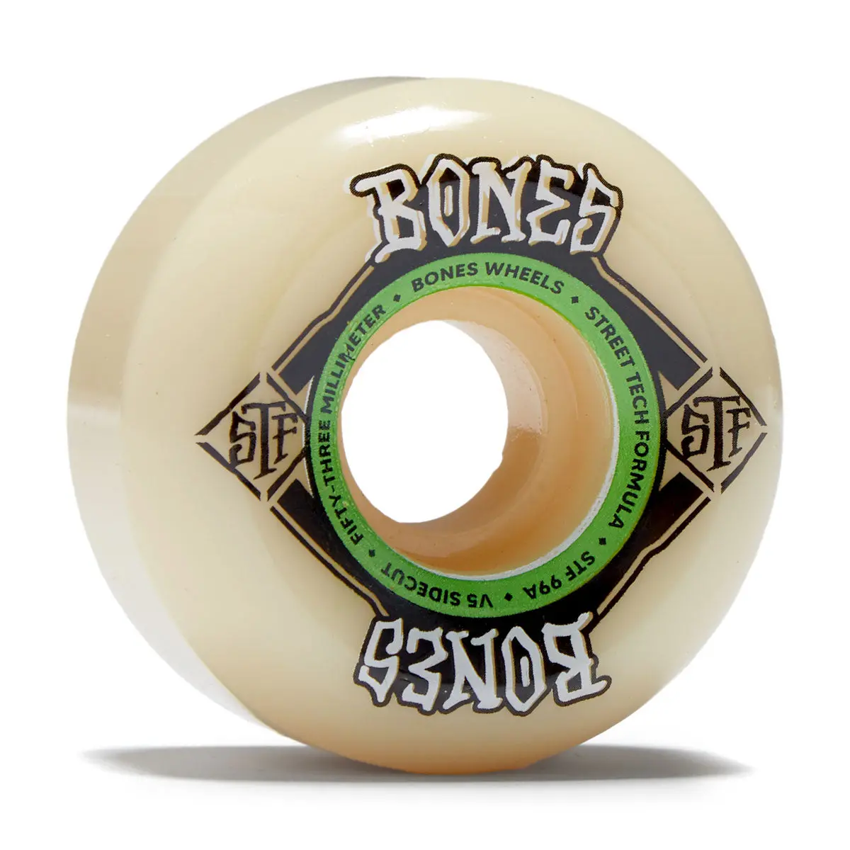 Bones Stf Sidecuts 99A V5 Sidecut Skateboard Wheels - 53Mm 1