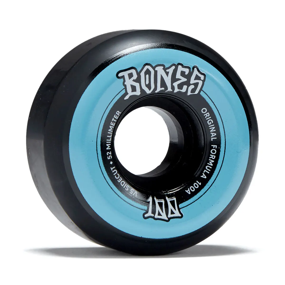 Bones 100S Sidecuts 100A V5 Sidecut Skateboard Wheels - Black - 52Mm 1