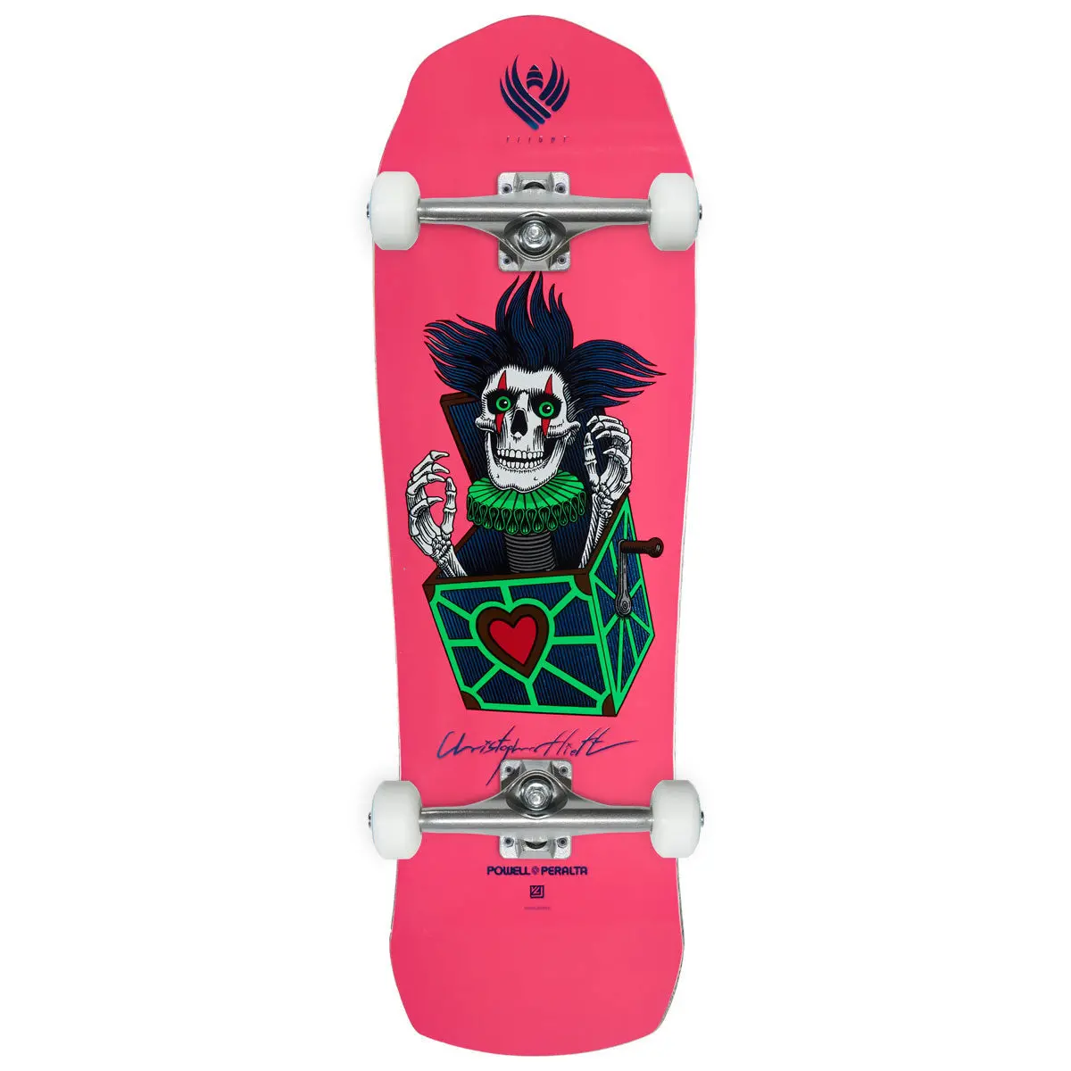 Powell-Peralta Flight Chris Hiett Skull Skateboard Complete - 9.50" 1