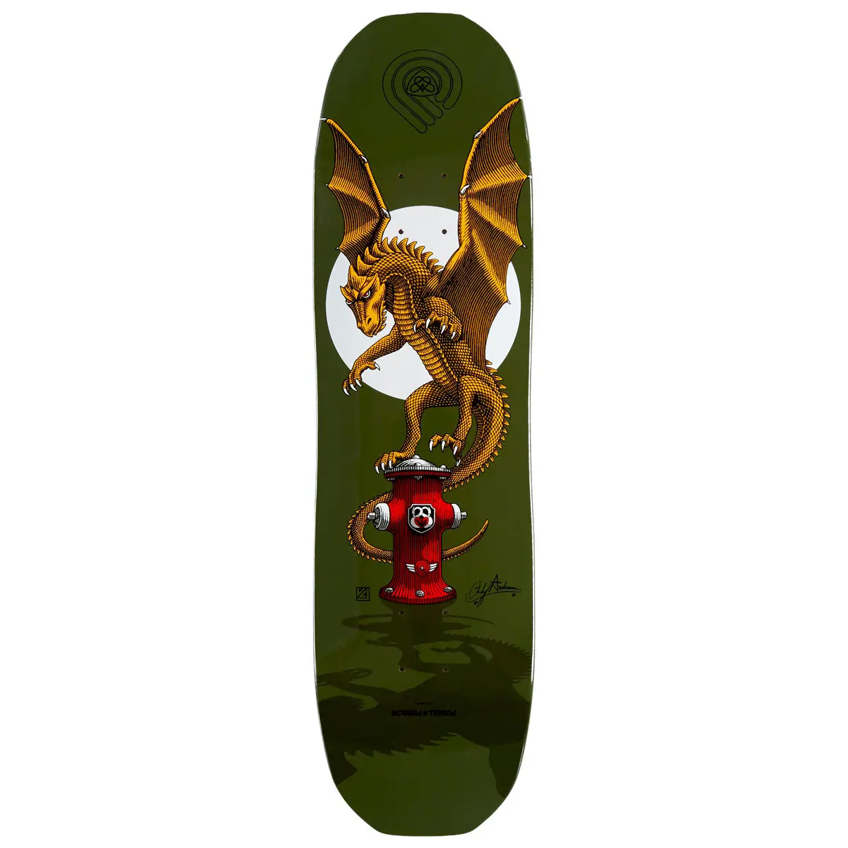 Powell-Peralta Andy Anderson Hydrant Power Lines Skateboard Deck - 8.40" 1