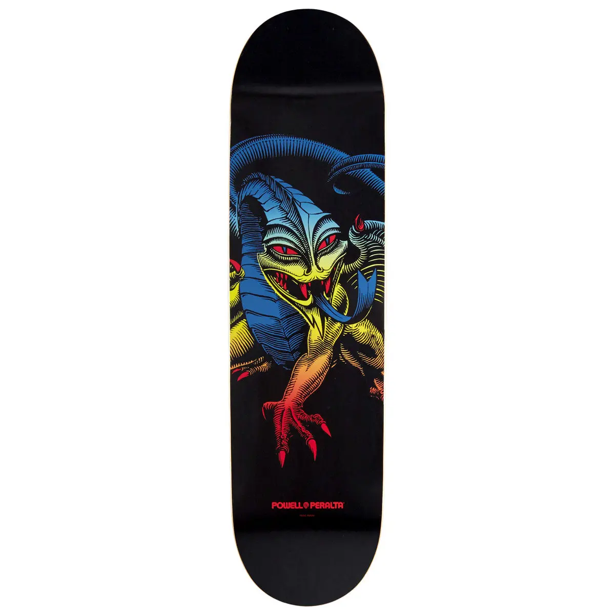 Powell-Peralta Steve Caballero Dragon Skateboard Deck - Blue/Yellow Fade - 8.25" 1