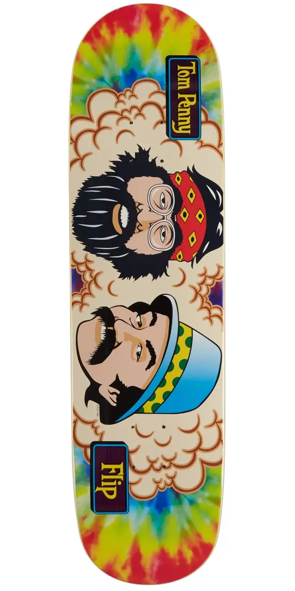 Flip Penny Toms Friends Skateboard Deck - Tie Dye - 8.25" 1