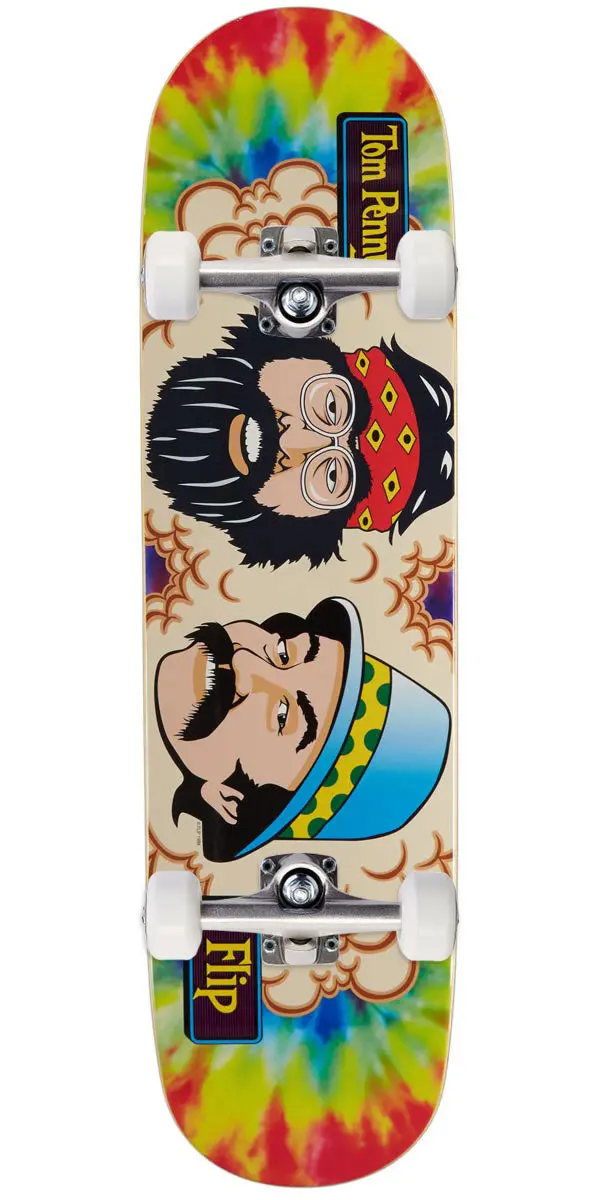 Flip Penny Toms Friends Skateboard Complete - Tie Dye - 8.25" 1