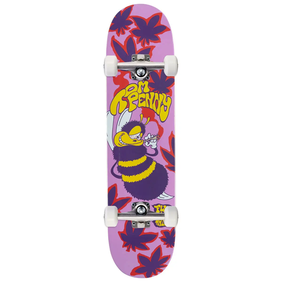 Flip High In A Haze Skateboard Complete - Purple - 7.75" 1