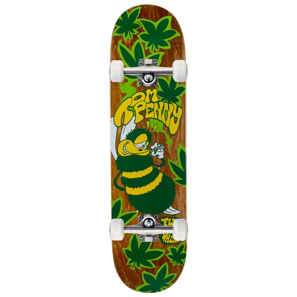 Flip High In A Haze Skateboard Complete - Green - 8.25" 1