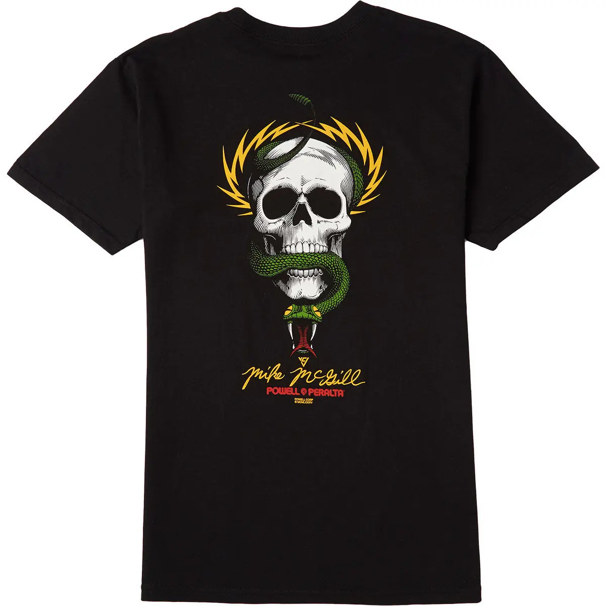 Powell-Peralta Mcgill Skull And Snake T-Shirt - Black 1