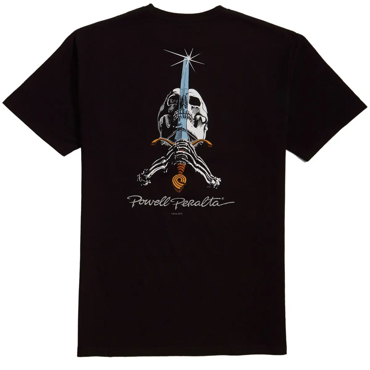 Powell-Peralta Skull And Sword T-Shirt - Black 1