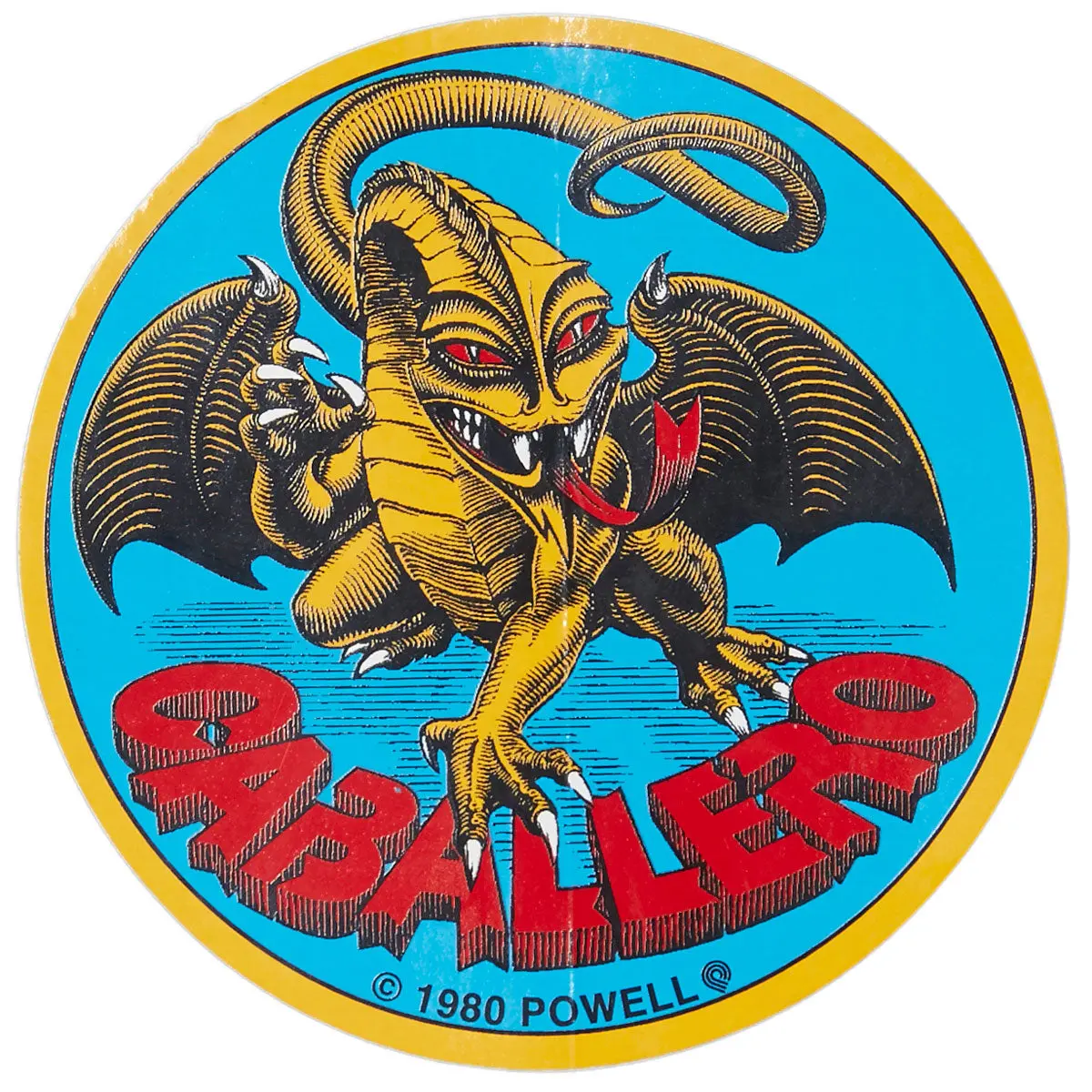 Powell-Peralta Steve Caballero Original Dragon Sticker - 3.5" 1