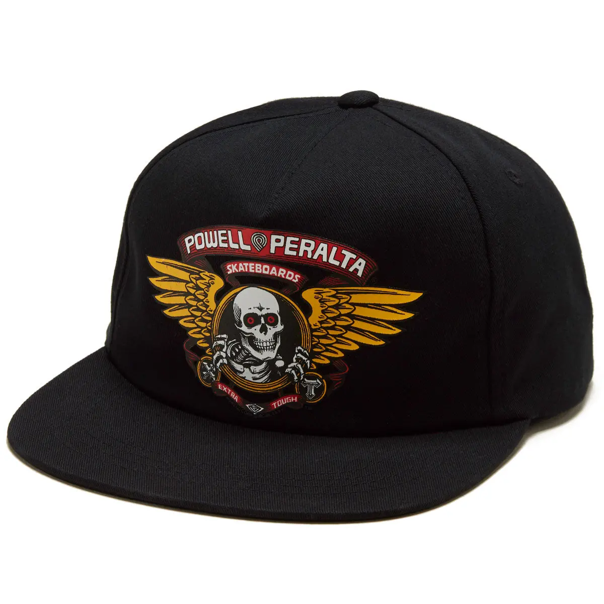 Powell-Peralta Winged Ripper Snapback Hat - Black 1