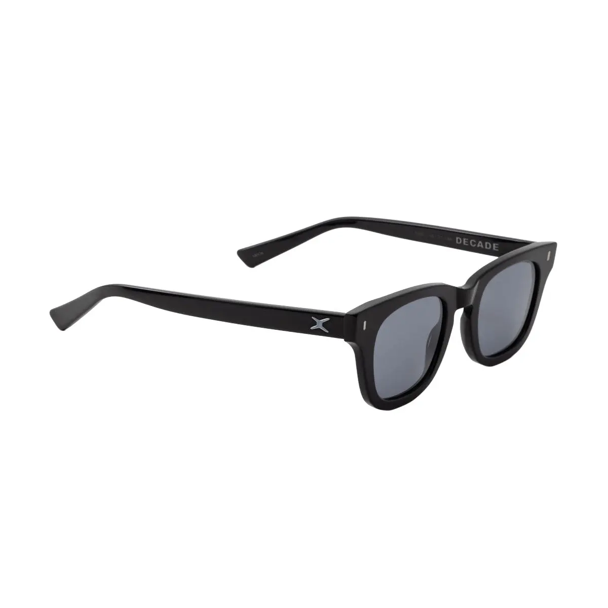 Decade Earl 50S Sunglasses - Gloss Black Acetate/Grey Tac Polarized 1