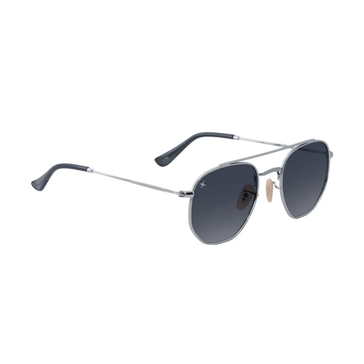 Decade Jones 70S Sunglasses - Shiny Silver Stainless Steel/Silver Revo Cr39 1