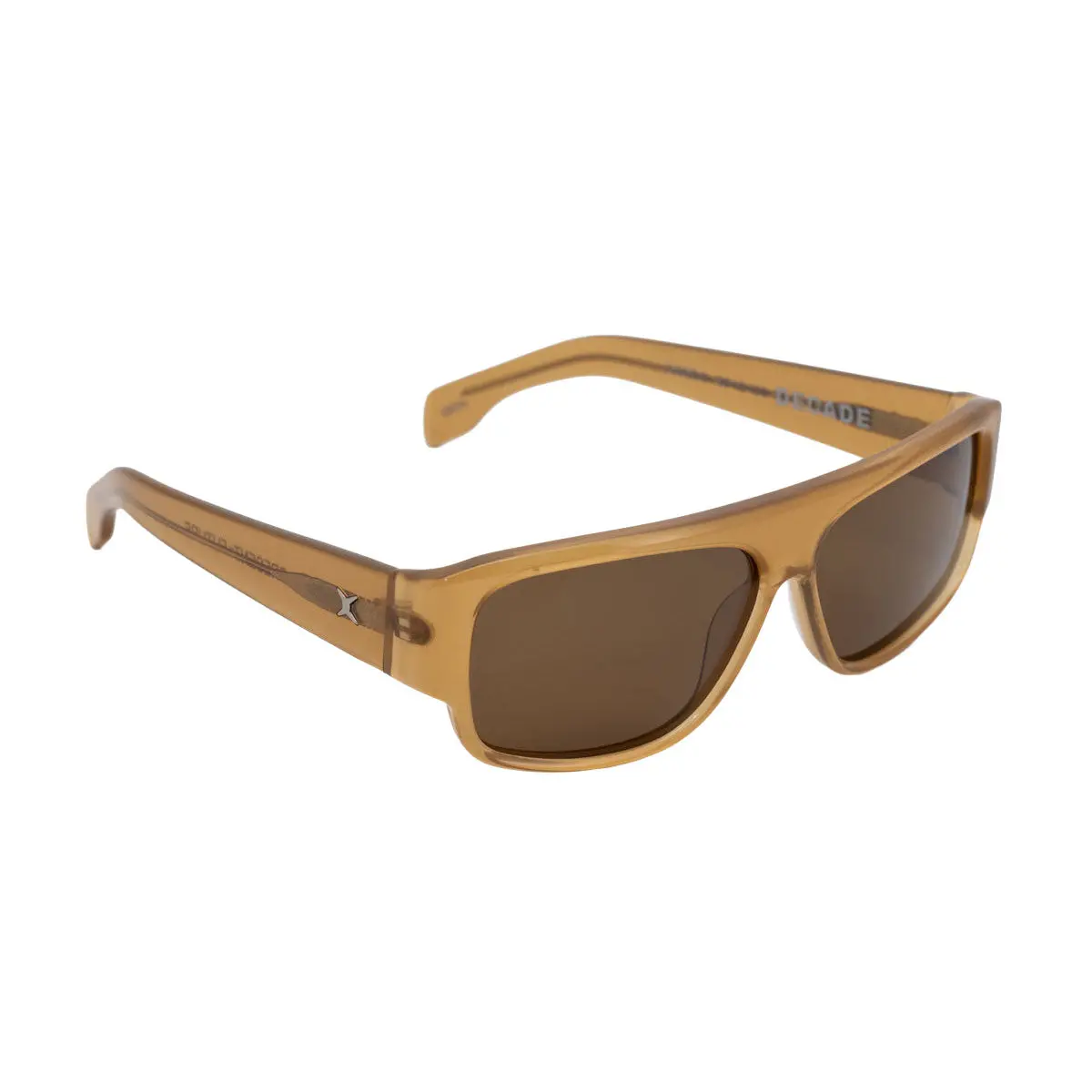 Decade Gordo 80S Sunglasses - Light Brown Acetate/Light Brown Cr39 1