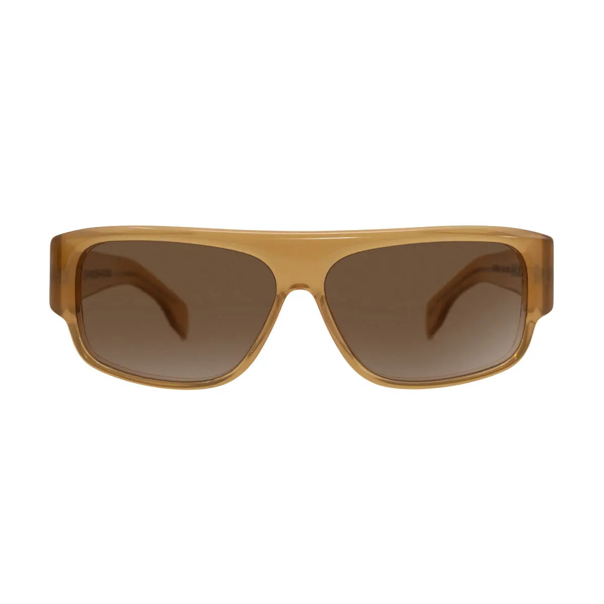 Decade Gordo 80S Sunglasses - Light Brown Acetate/Light Brown Cr39 2