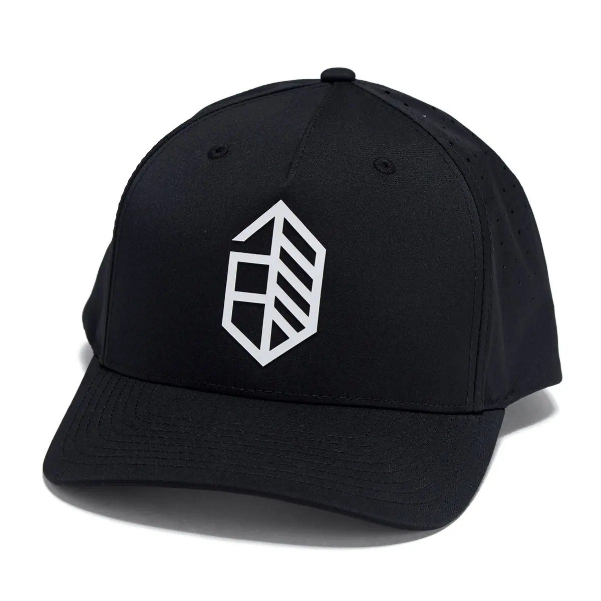 Jones Athletic Utility Curved Snapback Hat - Black 1
