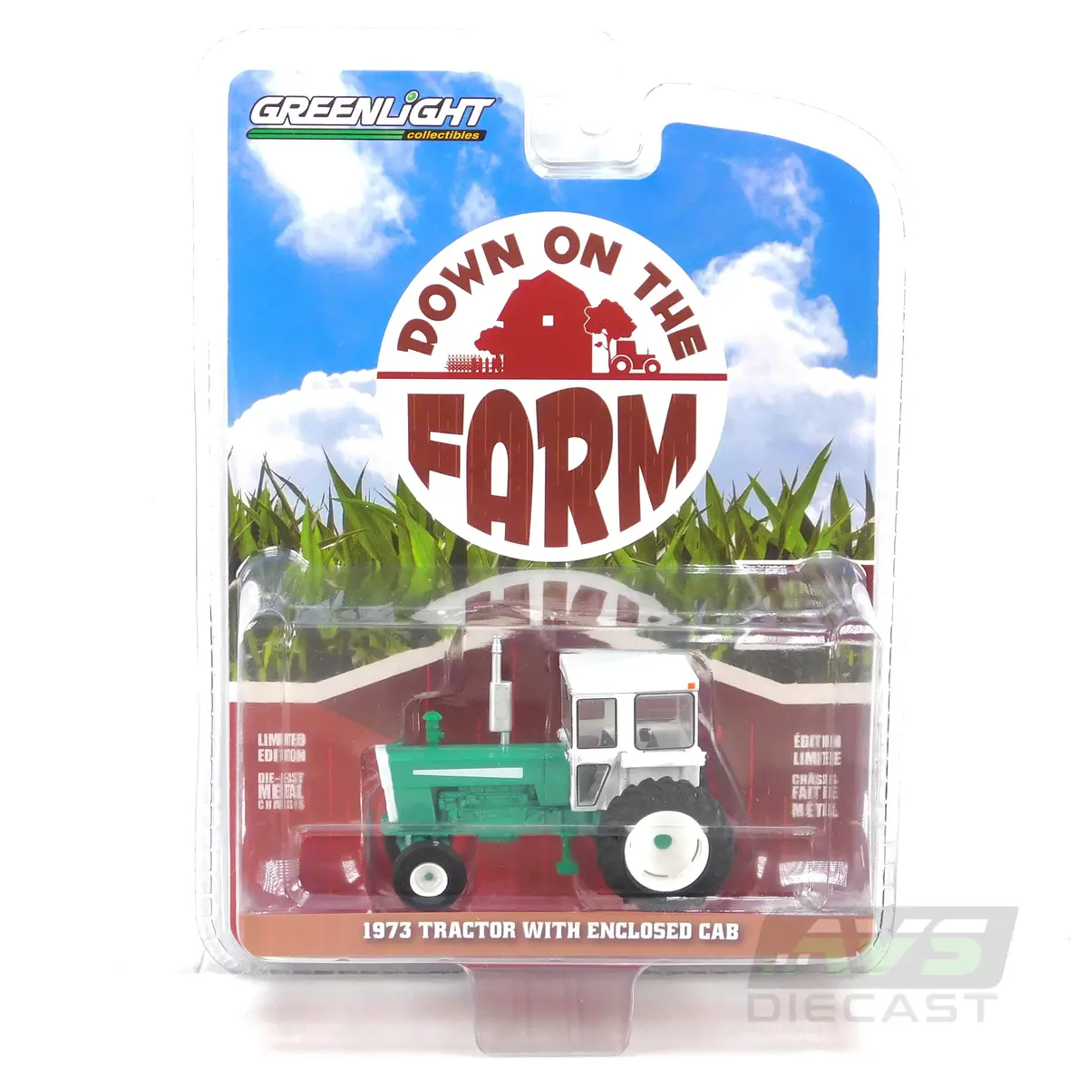 Down On The Farm 48090A 1973 Tractor With Closed Cab 1:64 Diecast 1