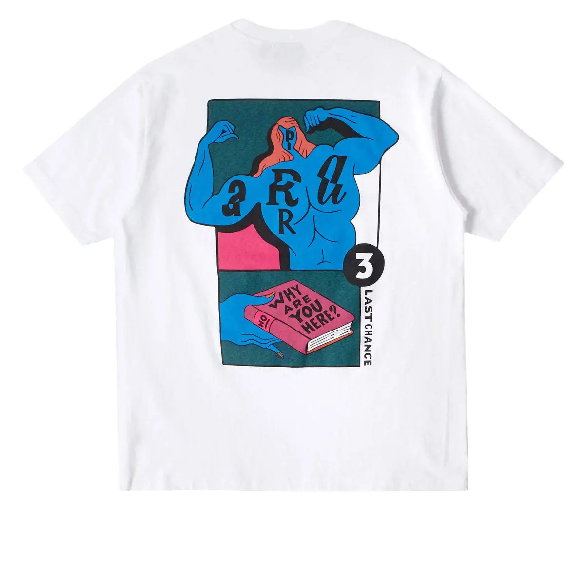By Parra Why Are You Here T-Shirt - White 1