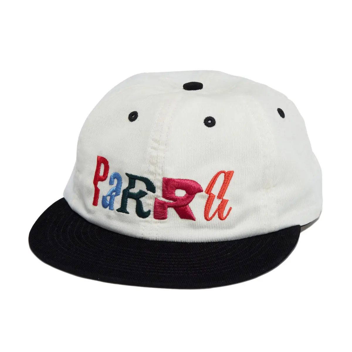 By Parra Error Logo 6 Panel Hat - Off White 1